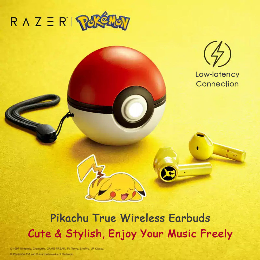 Pokemon Pikachu Razer Wireless Earbuds Limited Edition