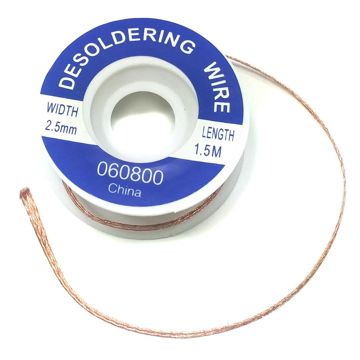 3 Pack Desoldering Wick, 2.5mm Width, 5' Length for Solder Removal