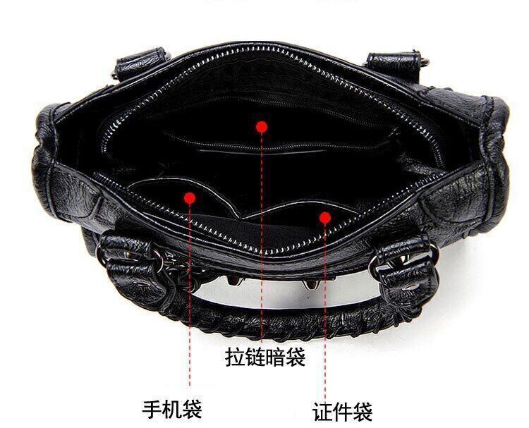 Mini Small Bags Crossbody Women Pu Leather Shoulder Bags Black Hand Bags