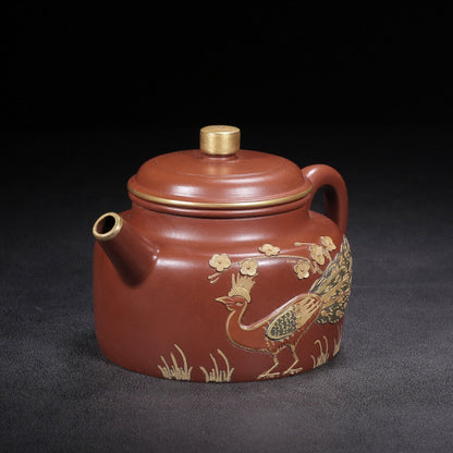 Chinese Yixing Zisha Clay Handmade Exquisite Teapot （徳钟 底款：顾景舟）