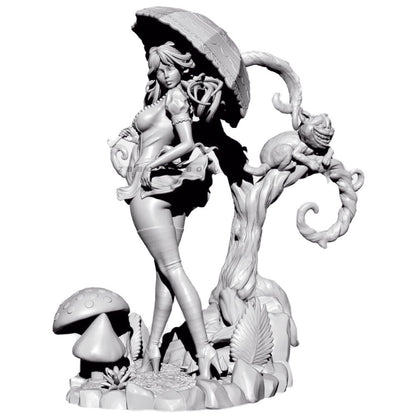 1/24 resin figure model kit Alice's Charm 3D Printing Unassembled Unpainted