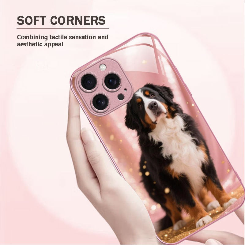 For iPhone17 Pro Max/16/15Plus/XS Max Spray-Painted Shockproof Phone Case