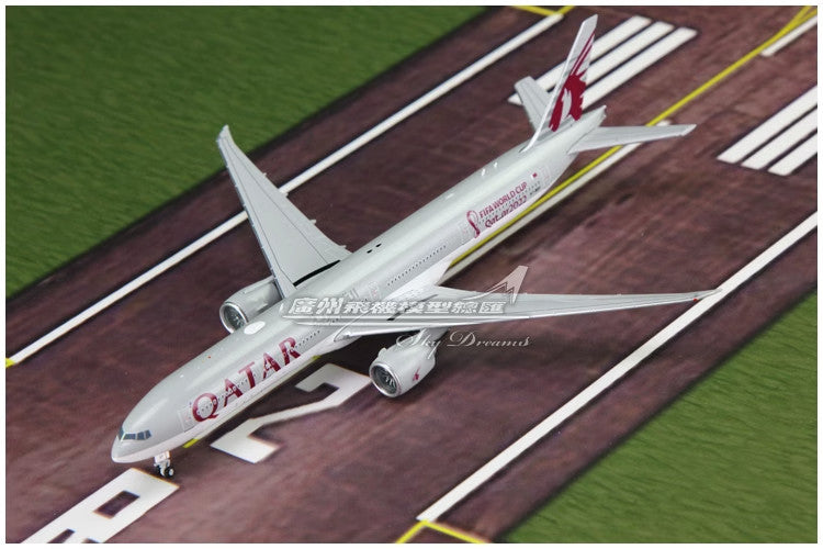 1:400 JC Wings QATAR BOEING 777-300ER Passenger Airplane Diecast Aircraft Model