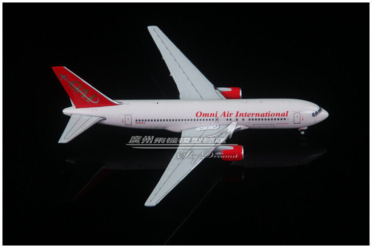 1:400 JC Wings Omni Air BOEING 767-200ER Passenger Airplane Diecast Plane Model