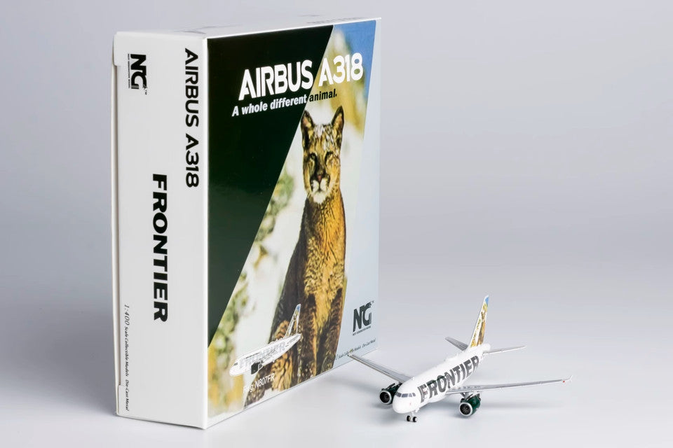 1:400 NG Frontier Airlines AIRBUS A318 Passenger Airplane Diecast Aircraft Model