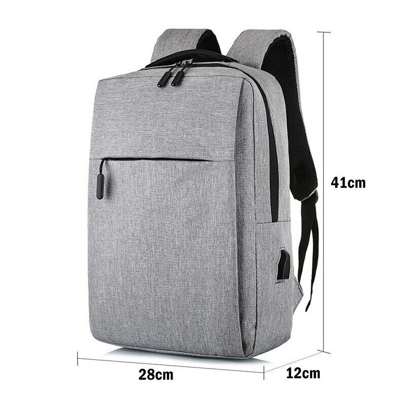 Laptop Backpack USB Book School Bag Rucksack Anti Theft Men Travel Backpack Gift