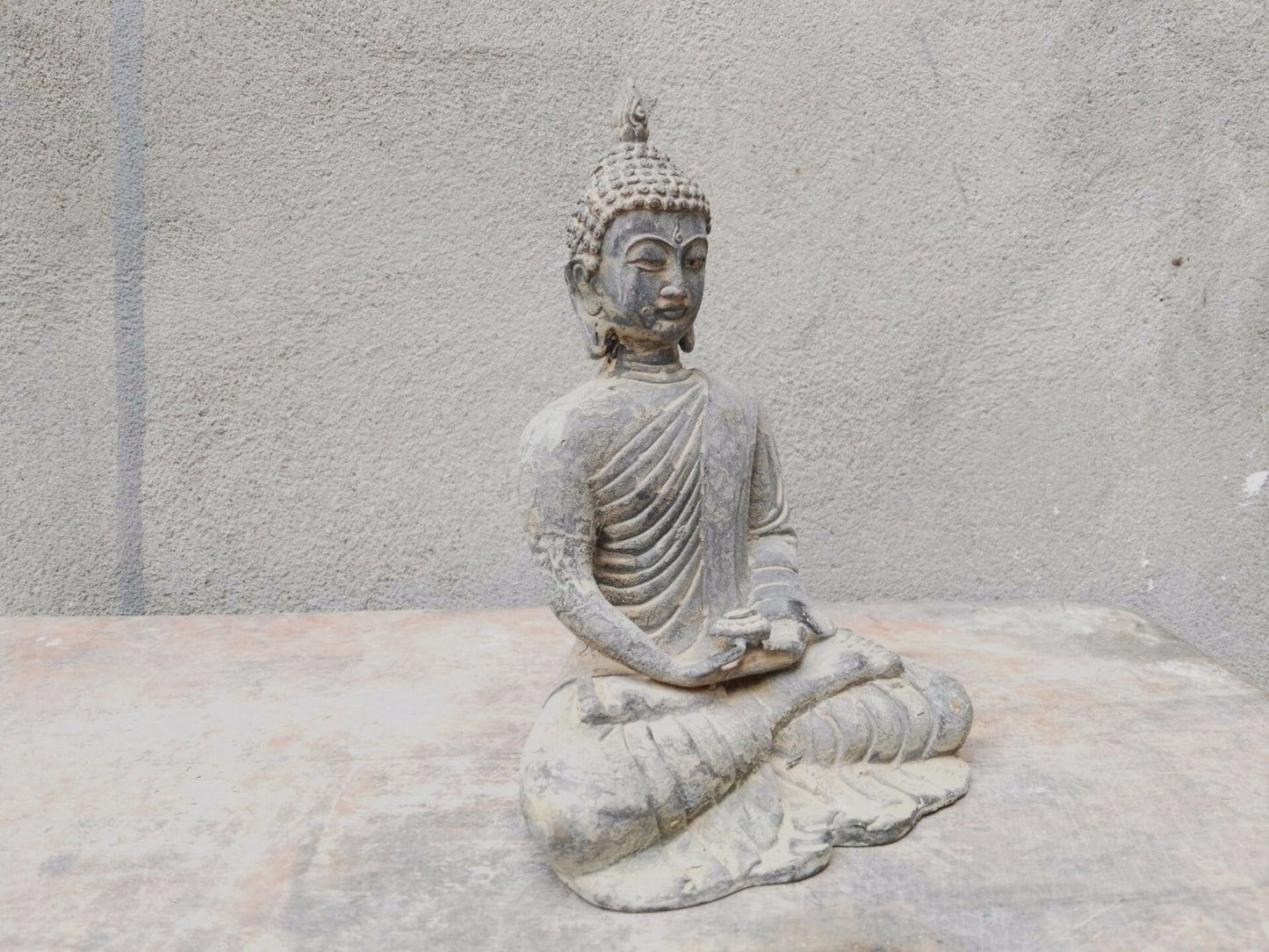 6.4" Tibet Buddhism Fane Joss Bronze Sakyamuni Shakyamuni Amitabha Buddha Statue