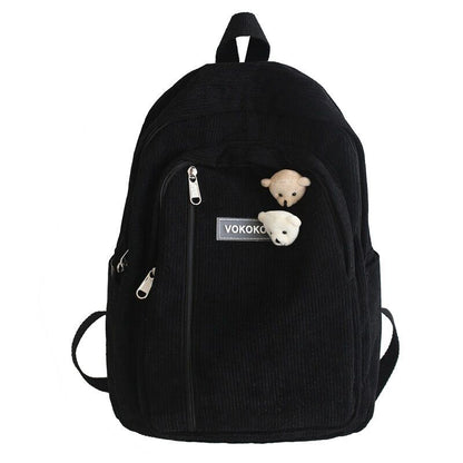 Woman Backpack Schoolbag Teenage Girls Boys Bag Student Lady Book Pack