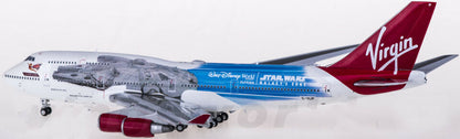1:400 JC Wings Virgin Atlantic BOEING 747-400 Airplane Flap Down Diecast Model