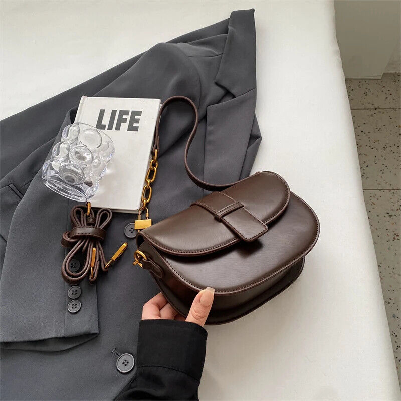 Shoulder Crossbody Bags Women 2023 Winter Women's Saddle bag Handbag