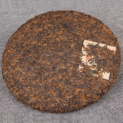 Tea Cake 357g Black Tea Yunnan Pu'er Tea Pu'er Tea Ancient Tree Pu'er Ripe-