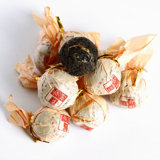 GOARTEA 100g Supreme Yunnan Black Tea Dragon Pearl Dian Hong Black Tea Buds-