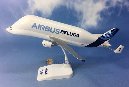 29CM 1:200 Risesoon BELUGA AIRBUS A300-600ST Airplane ABS Plastic Aircraft Model