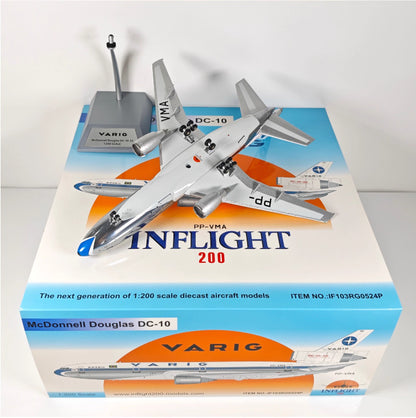 1:200 InFlight VARIG DC-10 PP-VMA Passenger Airplane Diecast Plane Model