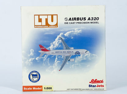 1:500 InFlight LTU AIRBUS A320 Passenger Plane Aircraft Diecast Airplane Model