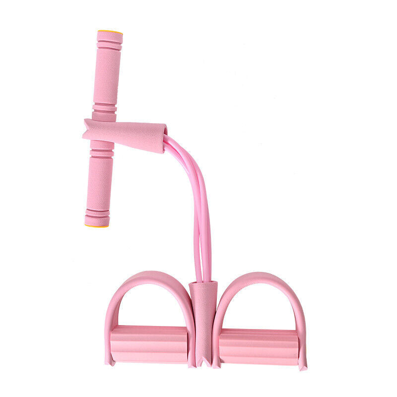 21 Fitness Resistance Bands-4 Tube Pedal Ankle Puller-45% OFF Exercise Foot Pull