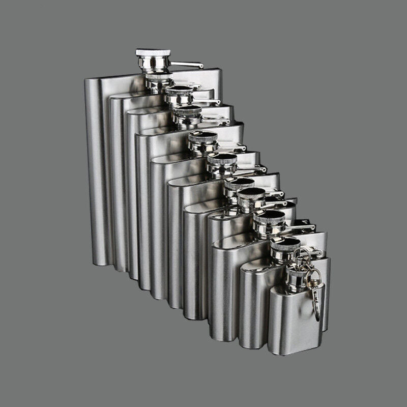 Hip Flask Stainless Steel Flagon High Quality Portable Wine Whisky Pot Drinkware