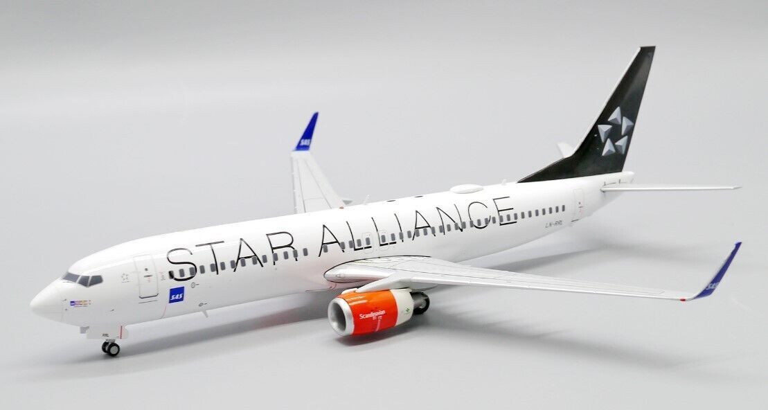 1:200 JC Wings SAS STAR ALLIANCE BOEING 737-800 Passenger Plane Diecast Model