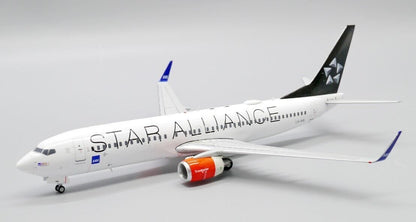 1:200 JC Wings SAS STAR ALLIANCE BOEING 737-800 Passenger Plane Diecast Model