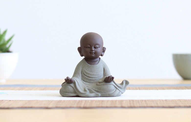 Chinese Ornament Handmade Buddha Small Size Home Desk Pet Table Decoration Zisha