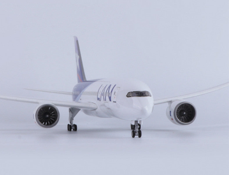1:130 43CM LAN BOEING 787 Passenger Airplane Landing Gear Resin Aircraft Model