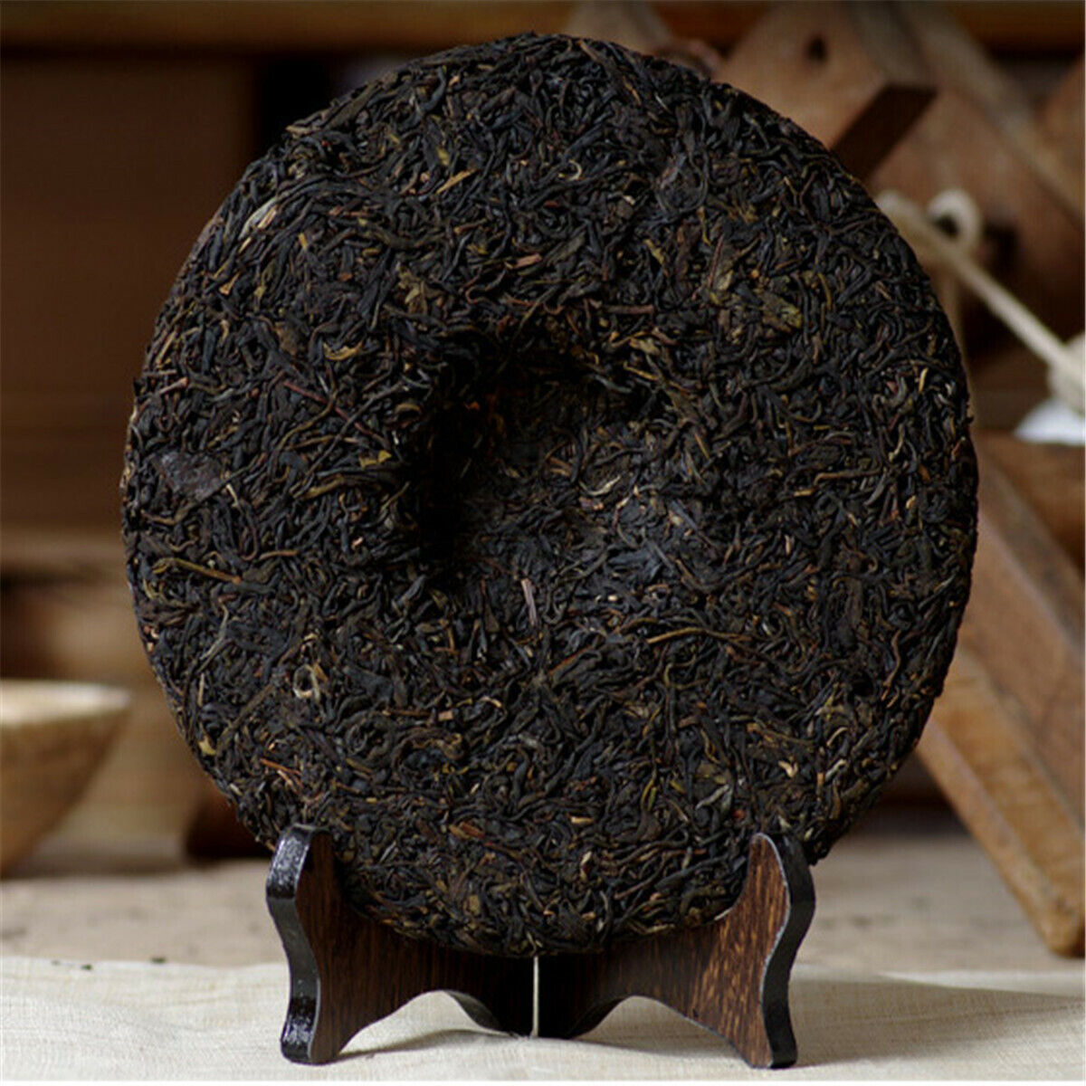 357g Yunnan Purple Bud Puer Old Tree Pure Material Black Tea Pu-Erh Tea Ripe Tea