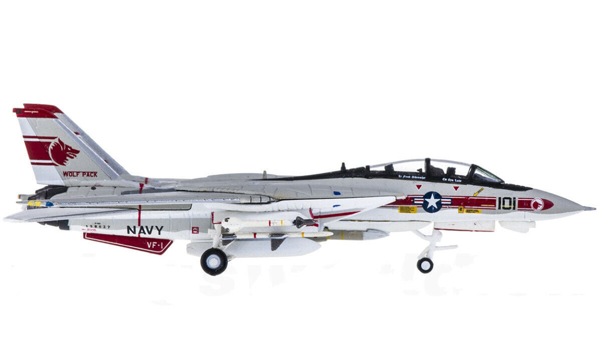 1:200 Hogan U.S. Navy Grumman F-14A Wolfpack Fighter Diecast Aircraft Model