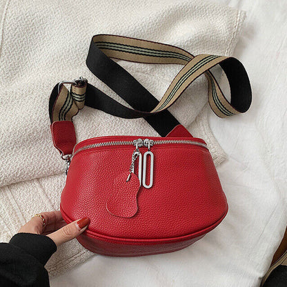 Women's Real Leather Bags, Crossbody Bag Sling Backpack Waist Pack Soft Leather