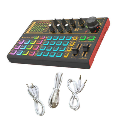 K300 Sound Card Professional Audio Mixer For Live Steaming For Music Recording