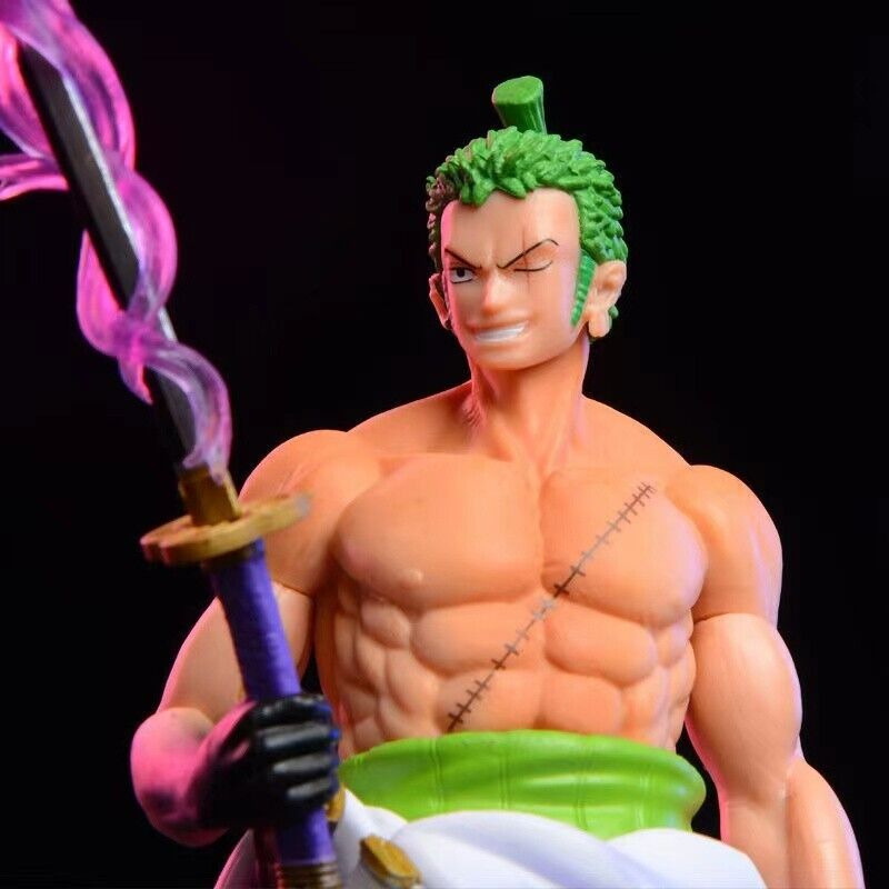 Anime One Piece Roronoa Zoro PVC Action Figure Model Collectible Statue Toy Gift
