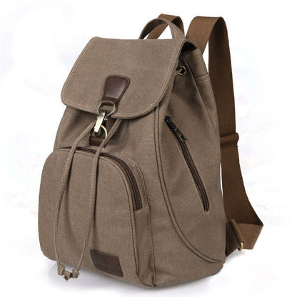 Canvas Backpack Vintage Pure Cotton Travel Bag Laptop School Bags Bag Polyester