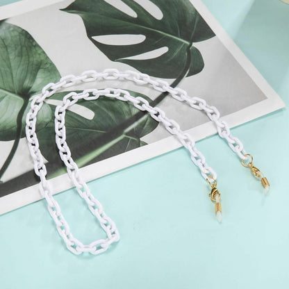 Acrylic Chain Face Mask Necklace Glasses Sunglasses Straps Women Men Neck Holder