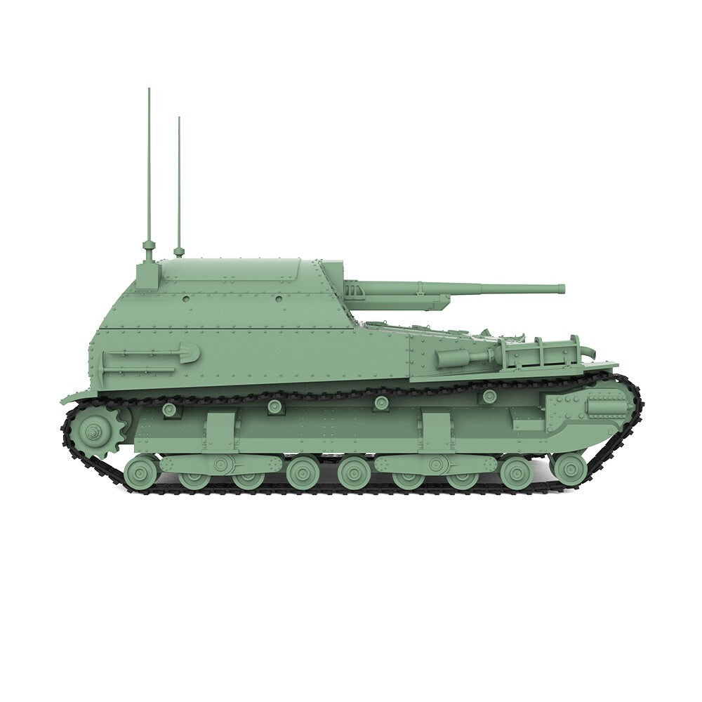 SSMODEL 1/87 HO Scale Military Model Kit Japan Type 95 Ji-Ro tank Destroyer