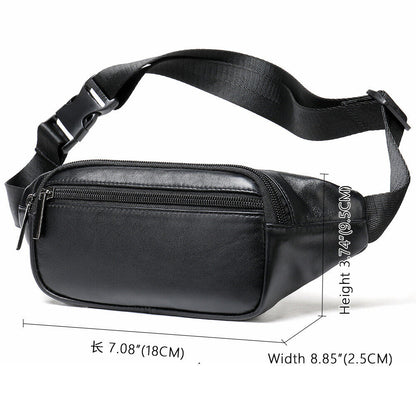 New men's waist bag waterproof satchel men's chest bag diagonal cross men's bag