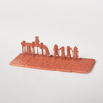 Yao's Studio LYT64017 1/64 HO Pipe Valves And Fire Hydrant FOR Scene Model