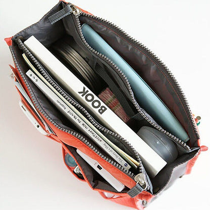 Organizer Insert Bag Women Nylon Travel Handbag Purse Large liner Cosmetic Bag