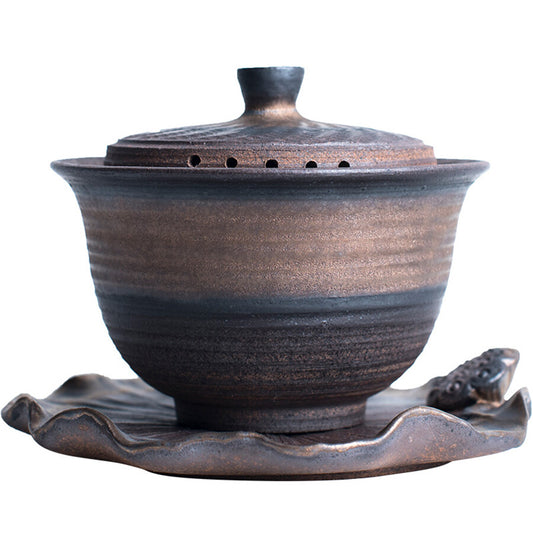 Gaiwan Tea Luxury Puer Tea Maker Gaiwan Cup Saucer Kung Fu Tea Set for Black Tea