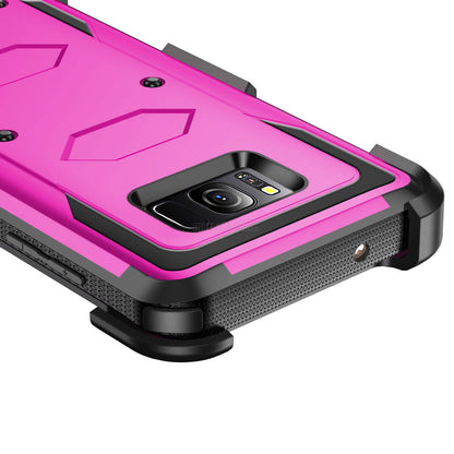 For Samsung Galaxy S8 / Plus Case, w/ Belt Clip Holder Stand Rugged Phone Cover