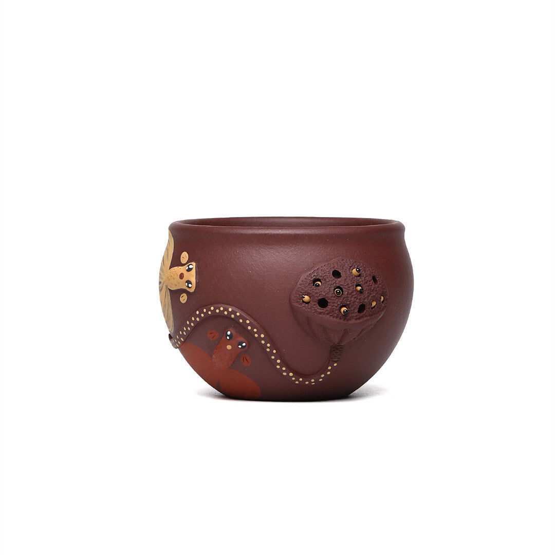 Full Handmade Teacup Original Ore Real Yixing Zisha Purple Clay Master Cup 200ml