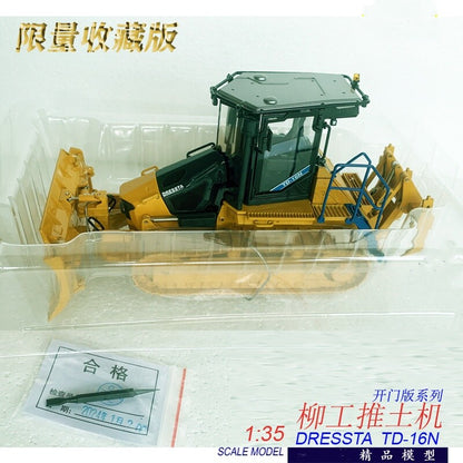1:35 LIUGONG DRESSTA TD-16N DOZER Construction Machine Equipment Diecast Model