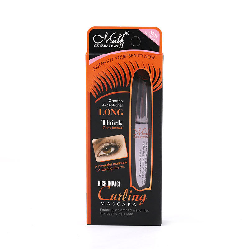 MENOW Brand Thick Mascara Set With 2 Pencils Black / Brown Natural Curly Lasting