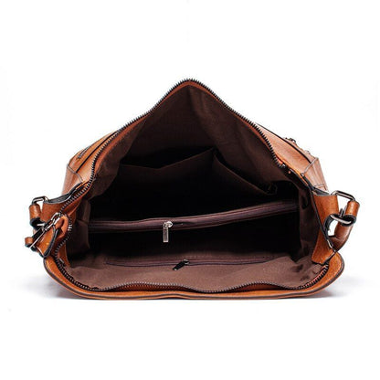 Winter Handbag Shoulder Bags Traveling Leather Large Messenger Bags 31*29*13 CM