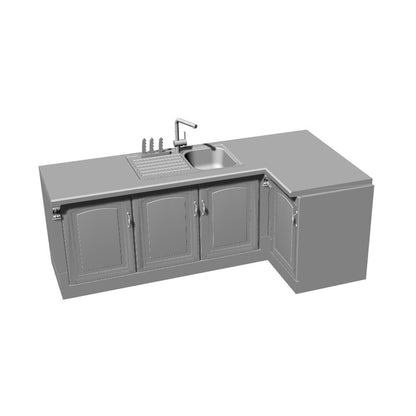 Yao's Studio LYT87227 1/87 Scene Model Cabinets With Sinks