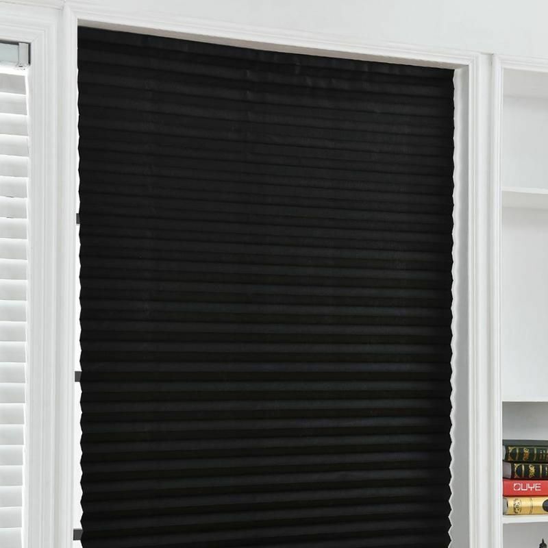 Curtains Bathrooms Self-Adhesive Windows Half Blackout Balcony Shades Skylight