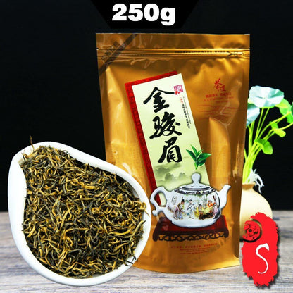 2023 Chinese Tea JinJunMei Teas Golden Eyebrow Wuyi Black Tea Red Teas 250g