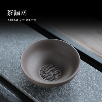 Purple Sand Filter Screen Tea Partition Yixing Tea Set Accessories Tea Cup