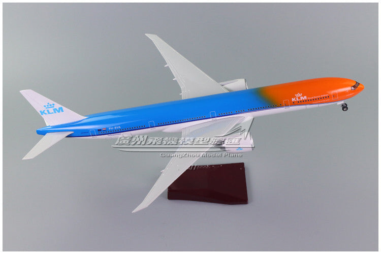 1:157 47CM KLM BOEING 777-300ER Plane Airplane Landing Gear Resin Aircraft Model