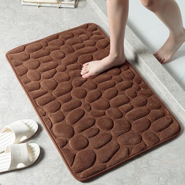 Non-slip Bathroom Shower Soft Bathroom Bath Mat Bathroom Rug, Absorbent Wash Mat