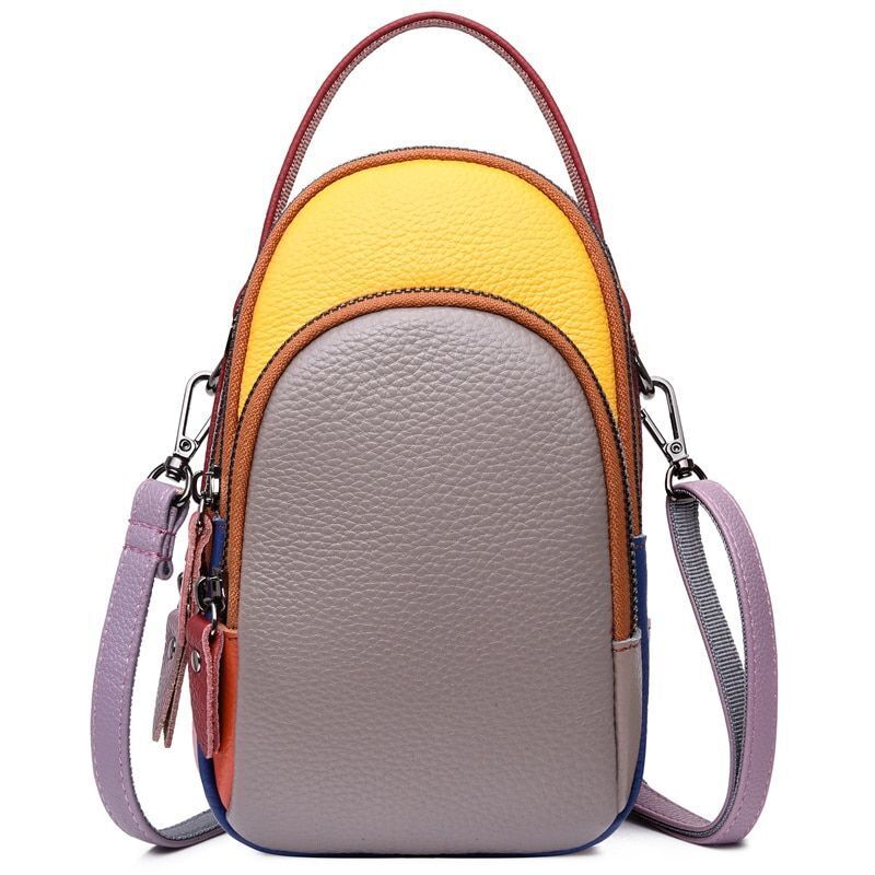 Handbag Genuine Leather Shoulder Bag Luxury Messenger Bag Phone Wallet Crossbody