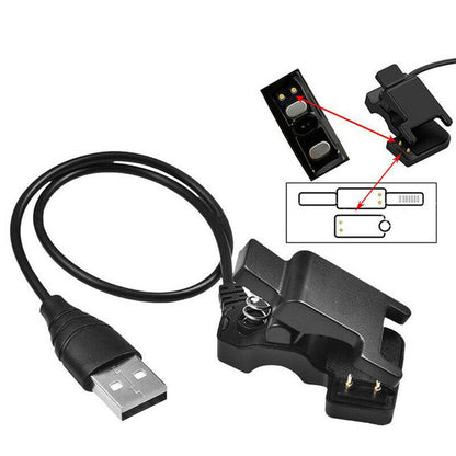 Universal 2 Pin Smart Watch/Bracelet Charger Clip Charging Cable Adapter Dock